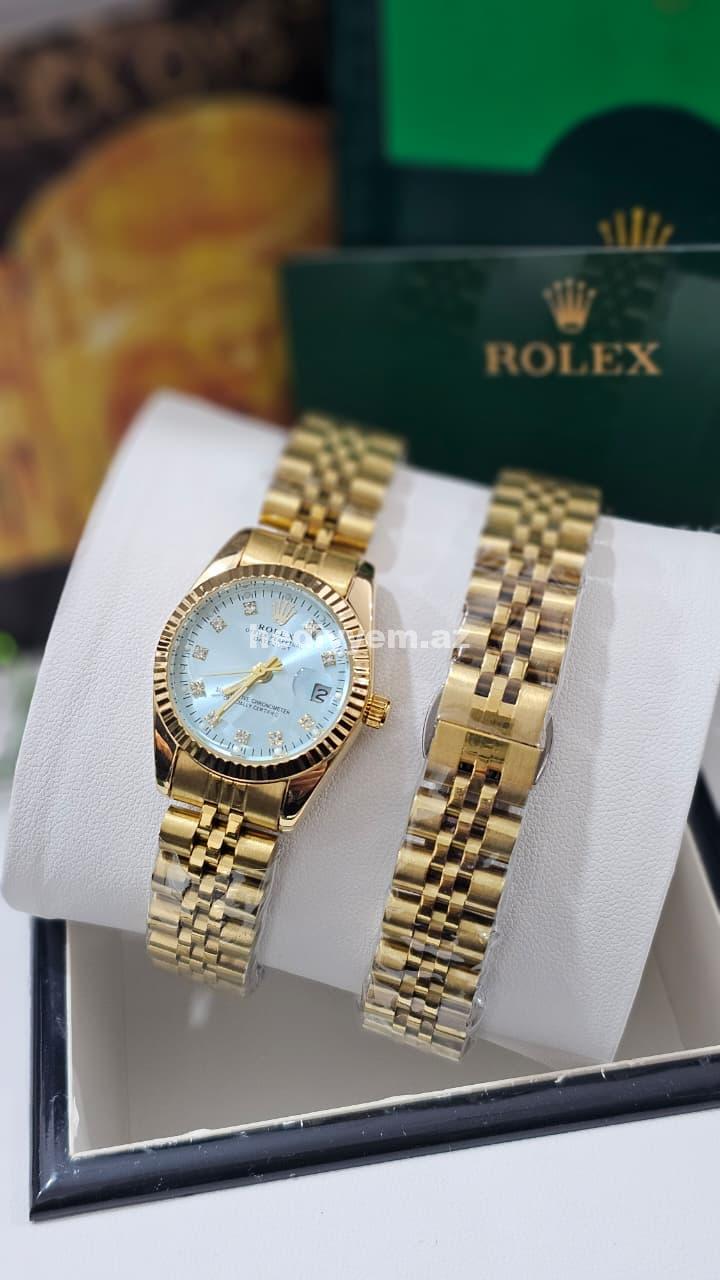 ”Rolex” Qadin Qol Saati Avro zamok Əla keyfiyyət