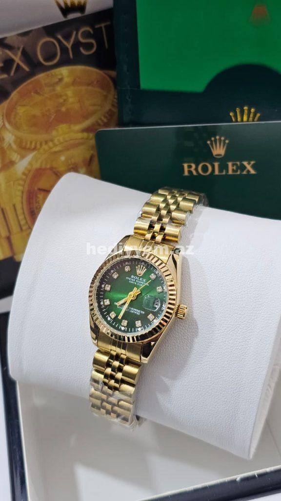 ”Rolex” Qadin Qol Saati Avro zamok Əla keyfiyyət