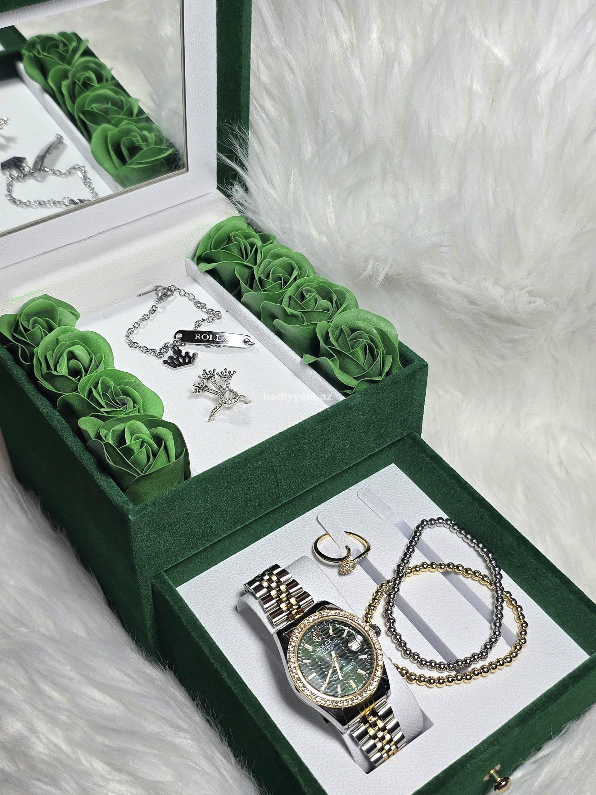 Rolex Takım Qadin Saati Rəngi getmir – No.3419