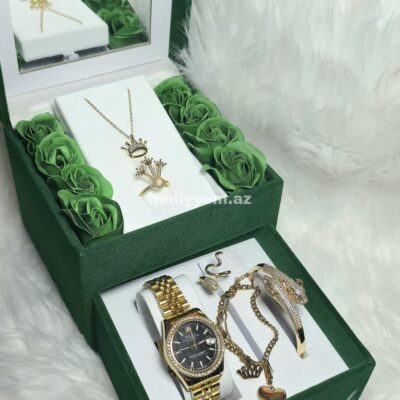 Rolex Takım Qadin Saati Rəngi getmir – No.3419