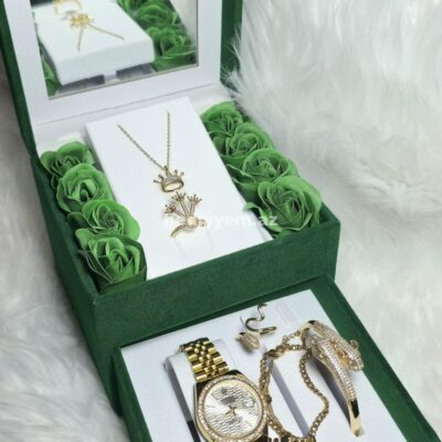 Rolex Takım Qadin Saati Rəngi getmir – No.3419