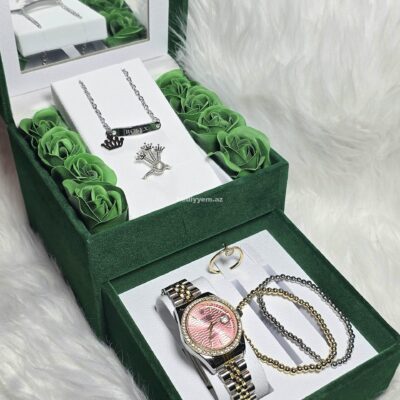 Rolex Takım Qadin Saati Rəngi getmir – No.3419