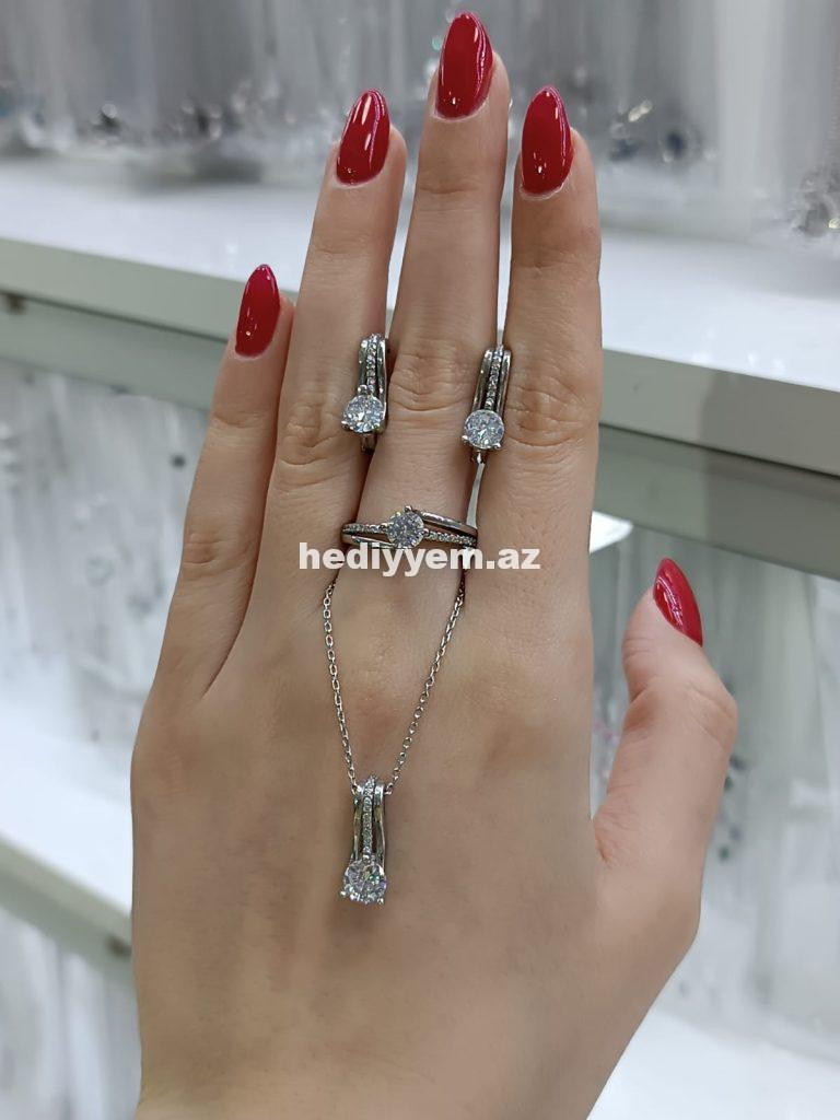 925 ayar Qadin Gümüş Dest – No.3496