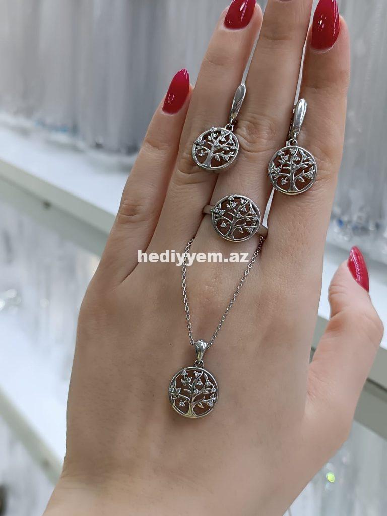 925 ayar Qadin Gümüş Dest – No.3496