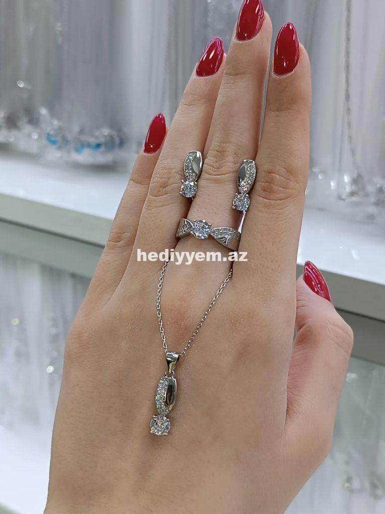 925 ayar Qadin Gümüş Dest – No.3496