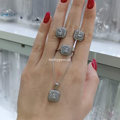 925 ayar Qadin Gümüş Dest – No.3496