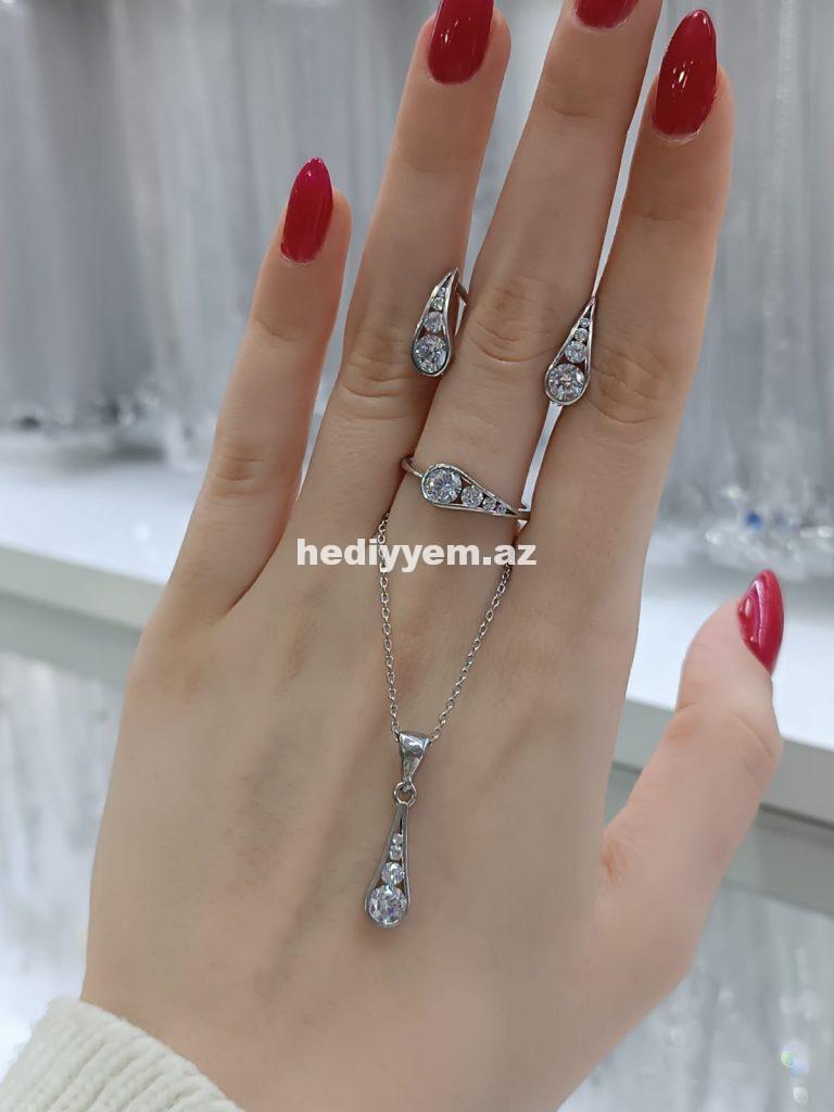 925 ayar Qadin Gümüş Dest – No.3496