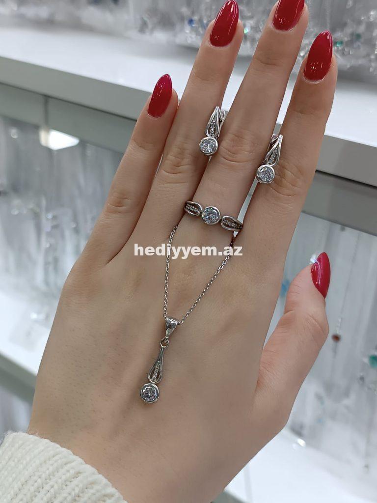 925 ayar Qadin Gümüş Dest – No.3496