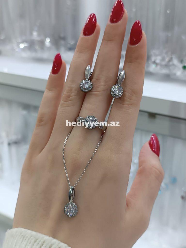 925 ayar Qadin Gümüş Dest – No.3496