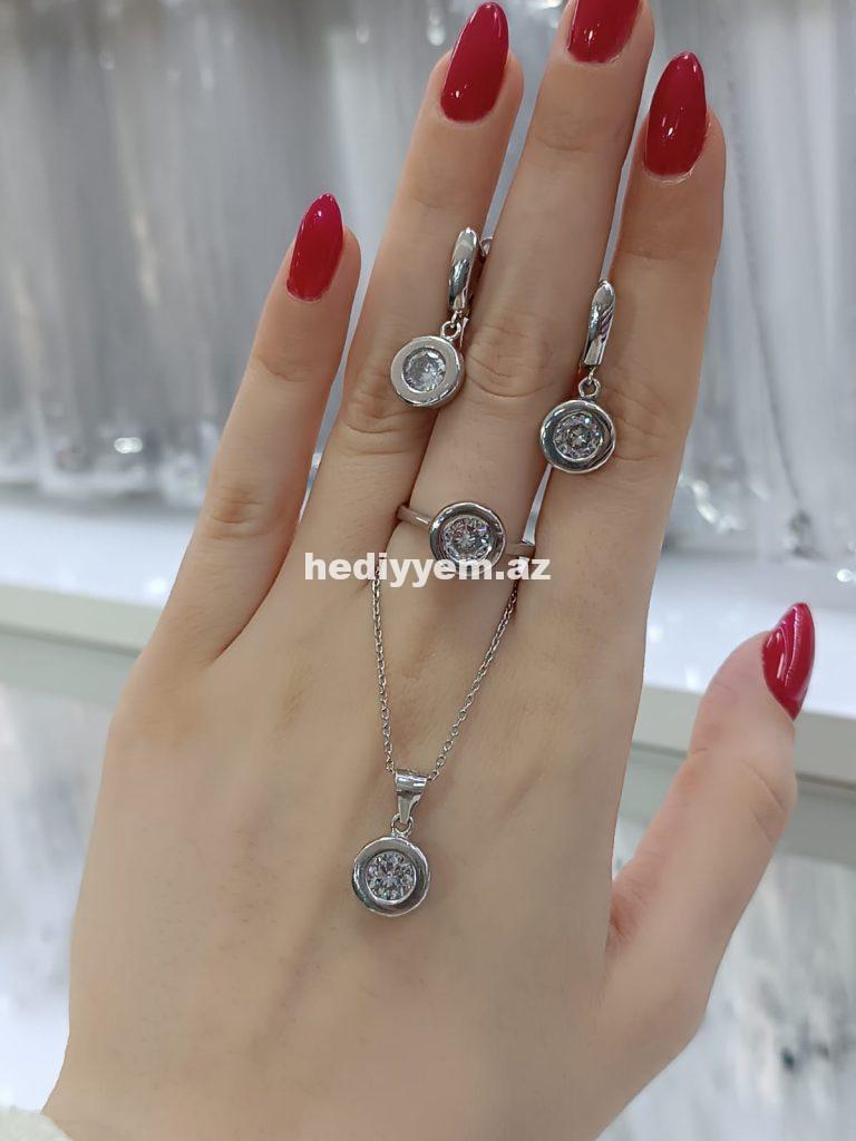 925 ayar Qadin Gümüş Dest – No.3496