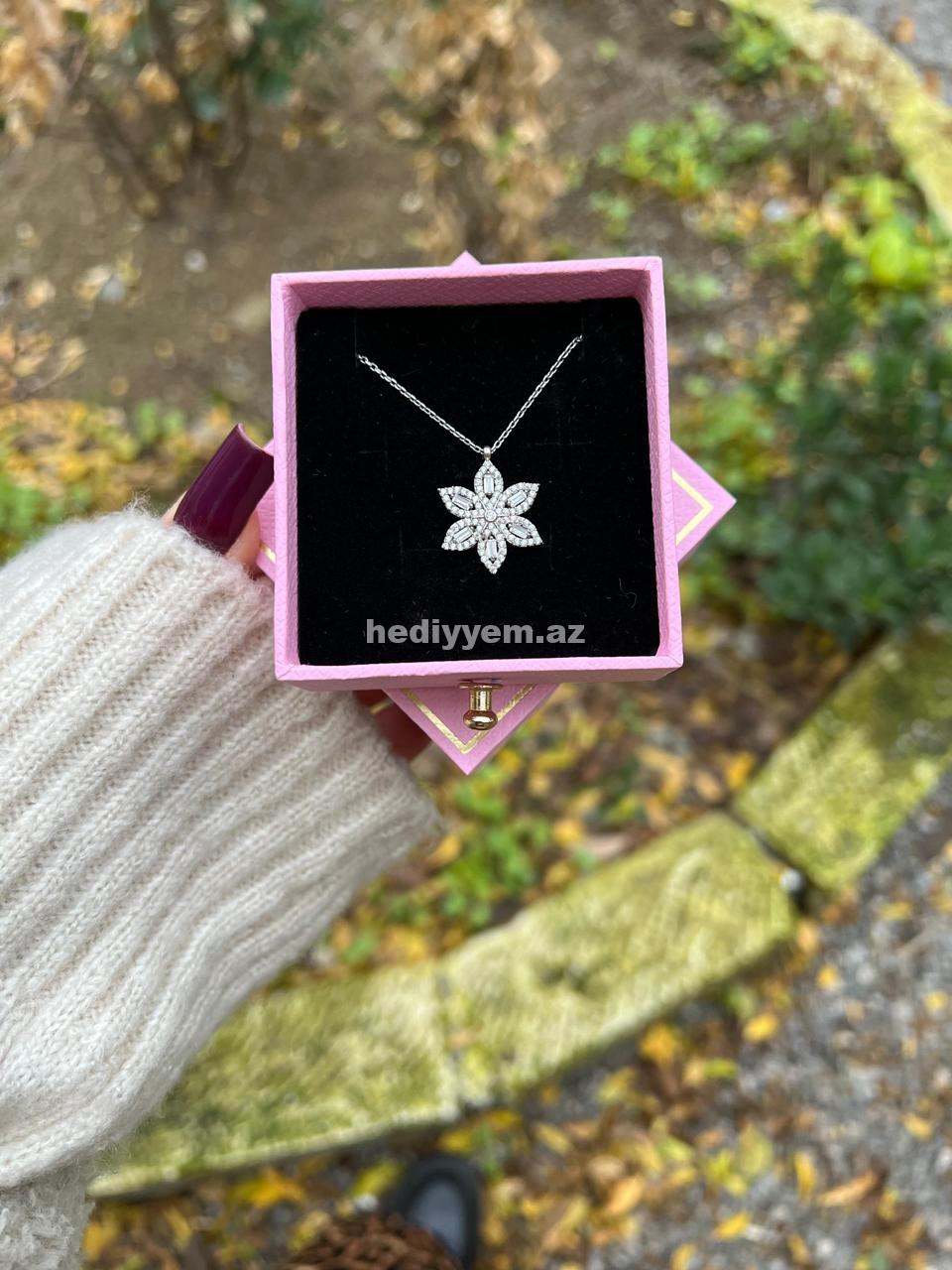 925 ayar Qadin Gümüş Sep Ay ve Gunes – No.3521