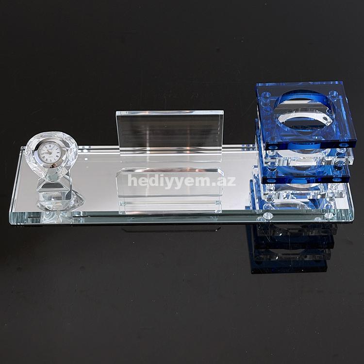 Kristal Stolüstü (Masaüstü) Ev/Ofis Bezek Organizer – No.368