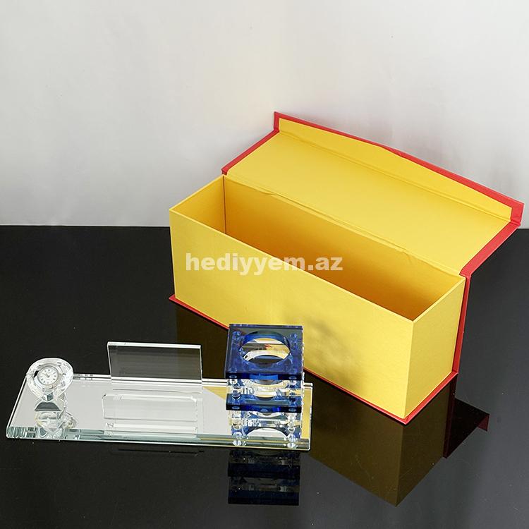 Kristal Stolüstü (Masaüstü) Ev/Ofis Bezek Organizer – No.368