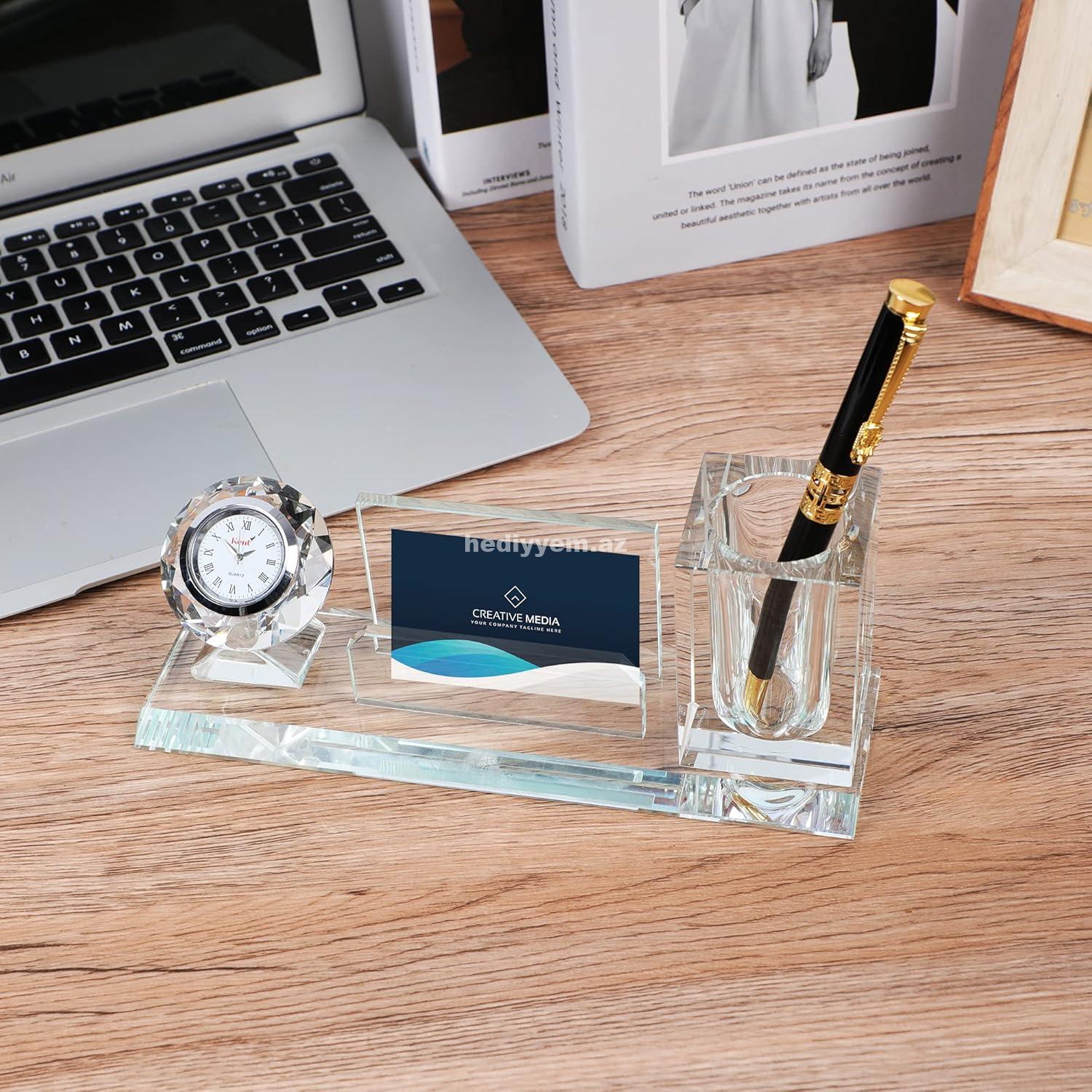 Kristal Stolüstü (Masaüstü) Ev/Ofis Bezek Organizer – No.37