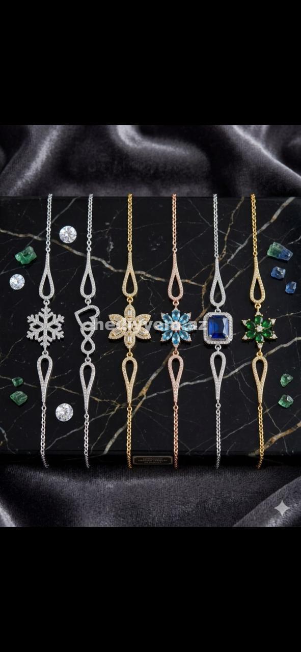 925 ayar Gümüsh Qadin Qolbaq – No.3576