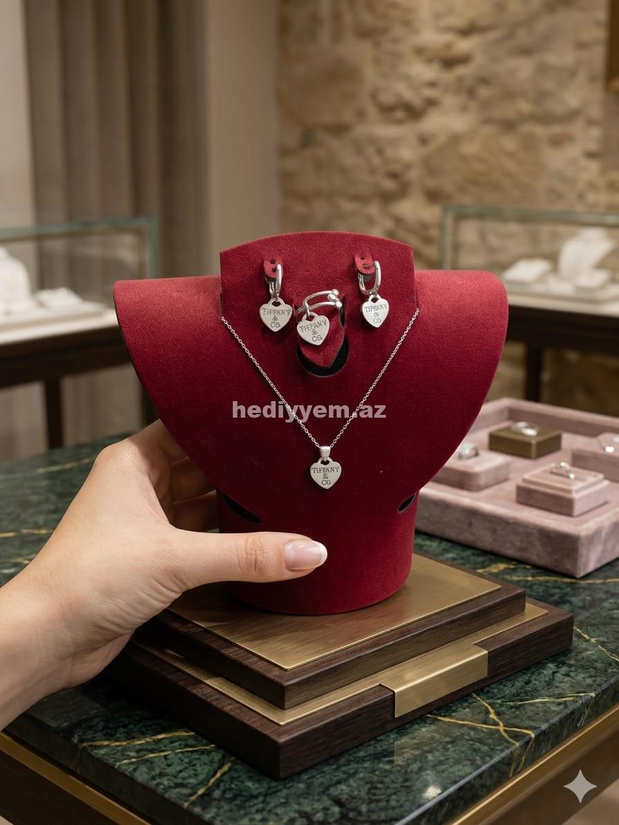 925 prob Qadin Gümüş Desti (komplekt) – No.3612