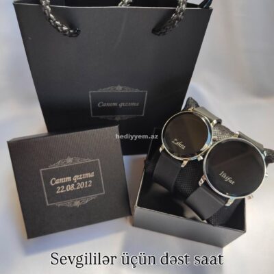 Cütlük Elektron Saat (lazer yazi edilir)