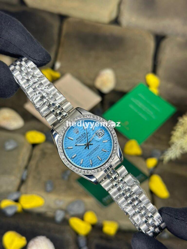 Rolex Mexanizm Hibrid ( kvars ) Qadin Qol Saati