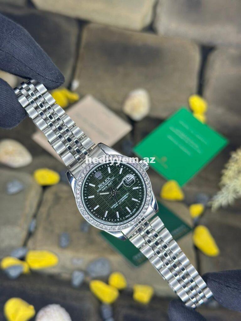 Rolex Mexanizm Hibrid ( kvars ) Qadin Qol Saati