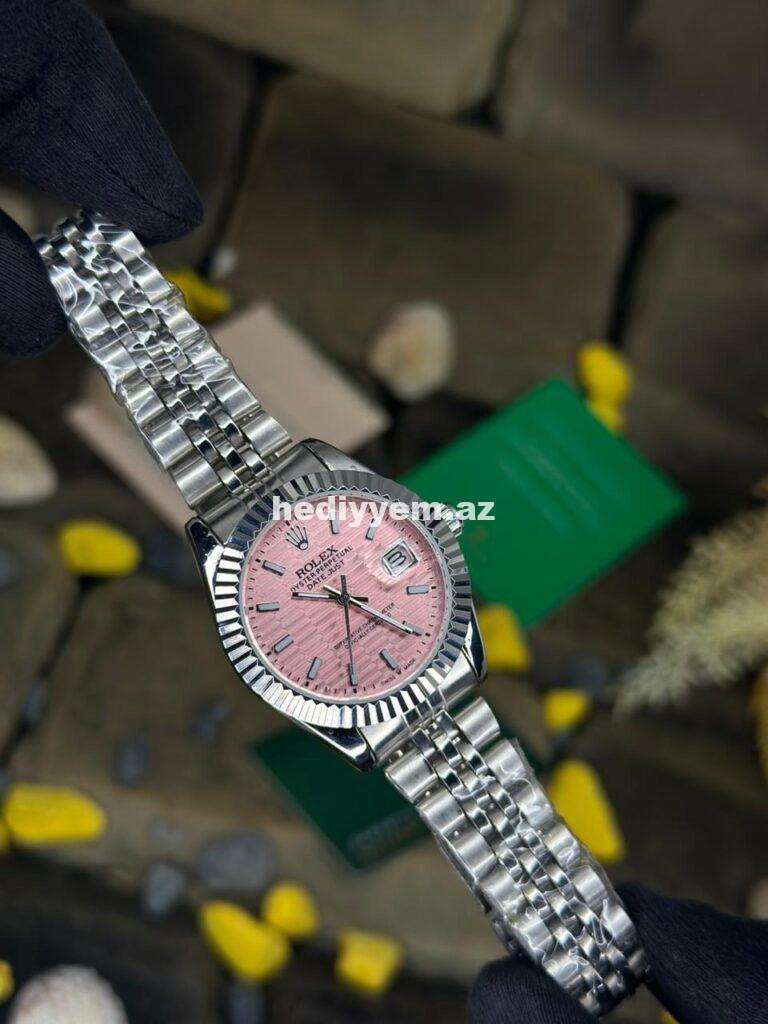 Rolex Mexanizm Hibrid ( kvars ) Qadin Qol Saati