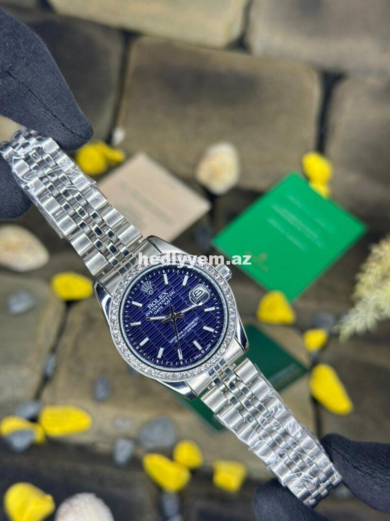 Rolex Mexanizm Hibrid ( kvars ) Qadin Qol Saati