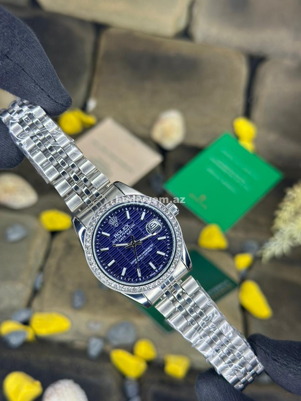 Rolex Mexanizm Hibrid ( kvars ) Qadin Qol Saati