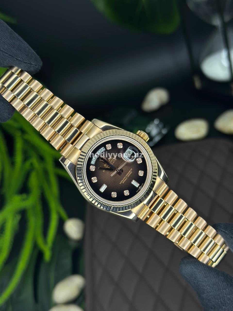 Rolex Day-Date Kişi(oglan) Qol Saati – AAA klass