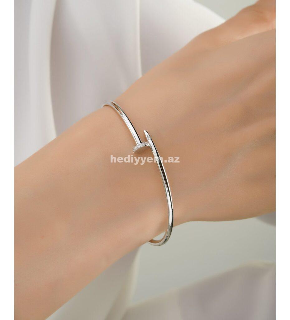Cartier Gümüş Qadin Qolbaq Modeli – No.358210