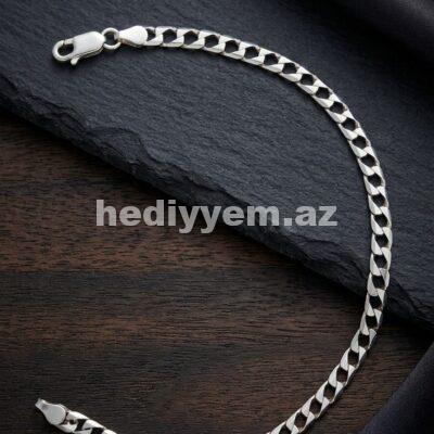 Gümüş Kişi Qolbaq Modeli – No.358216