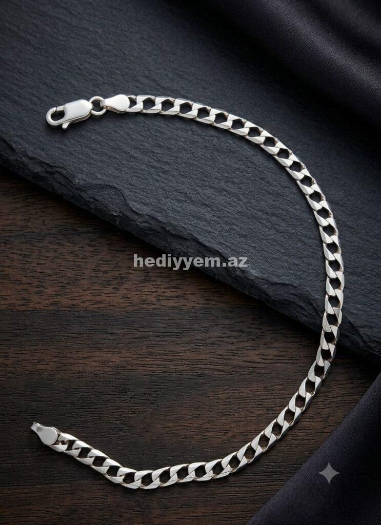Gümüş Kişi Qolbaq Modeli – No.358216
