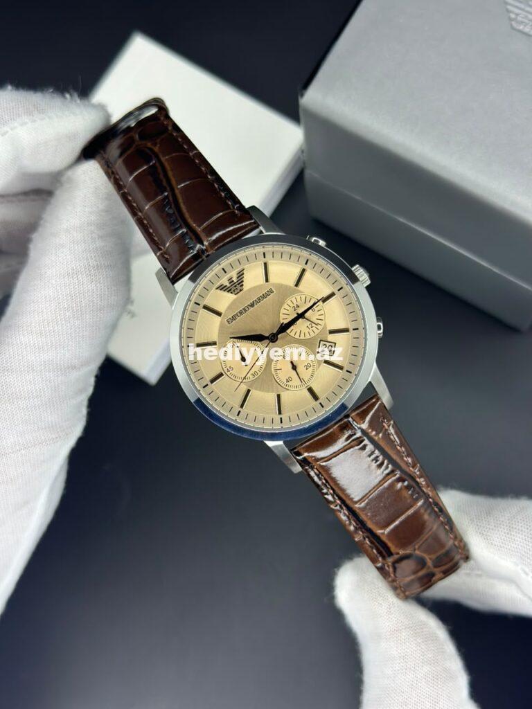 EMPORİO ARMANİ Saat AAA klass DERİ kemer