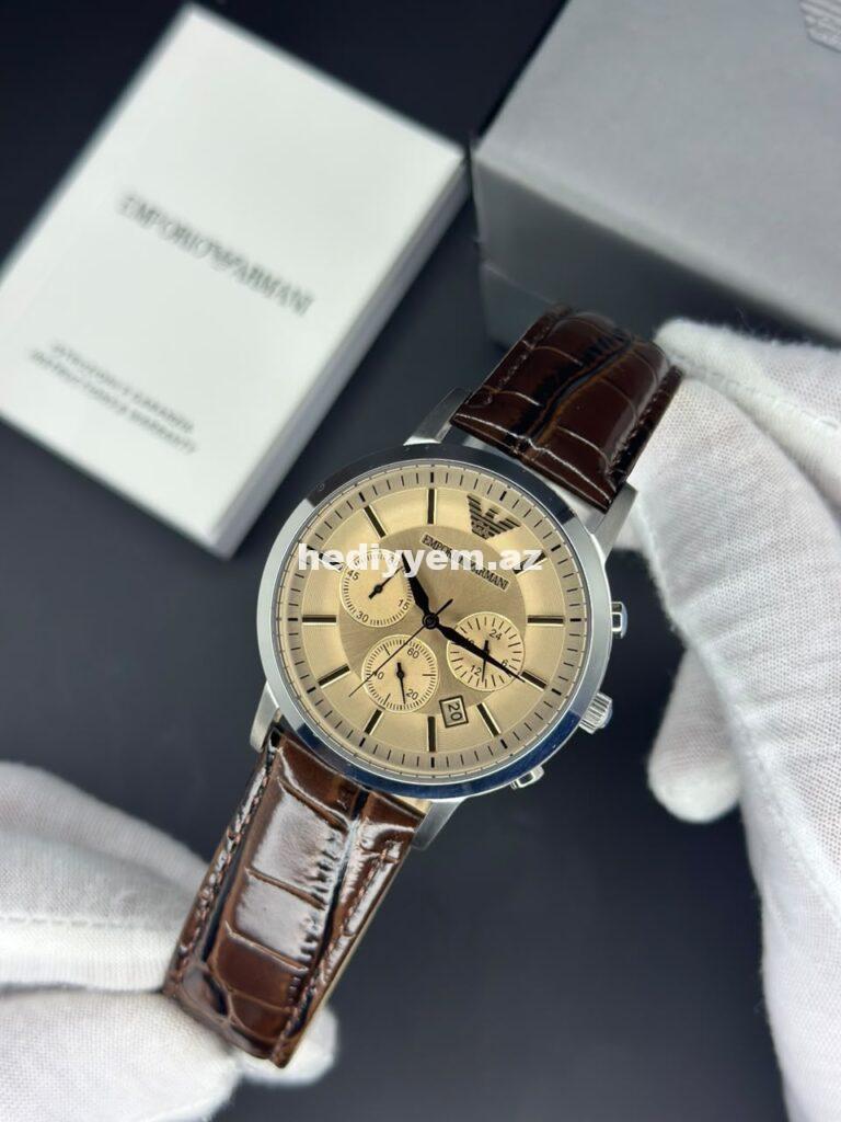 EMPORİO ARMANİ Saat AAA klass DERİ kemer