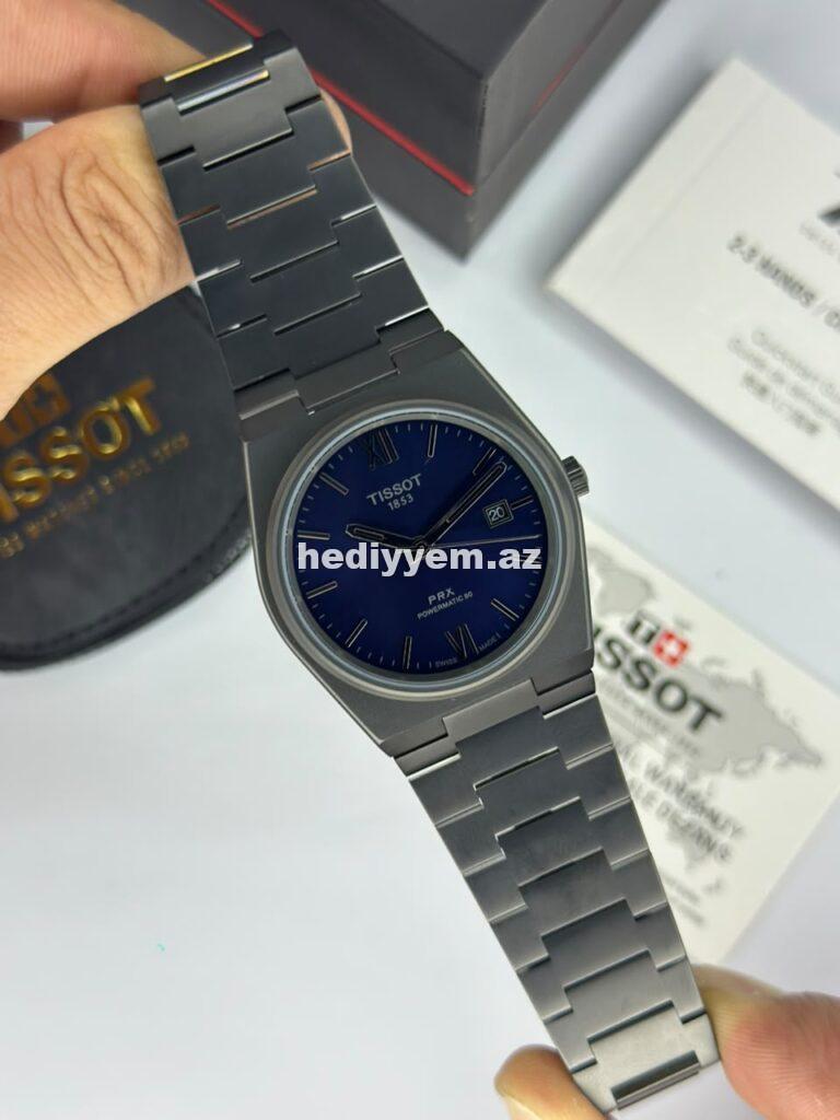 ”Tissot” markası Kişi Qol Saati PRX Black Edition