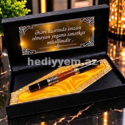 Qelem (qab paket+isteye göre lazer yazi) - No.358218